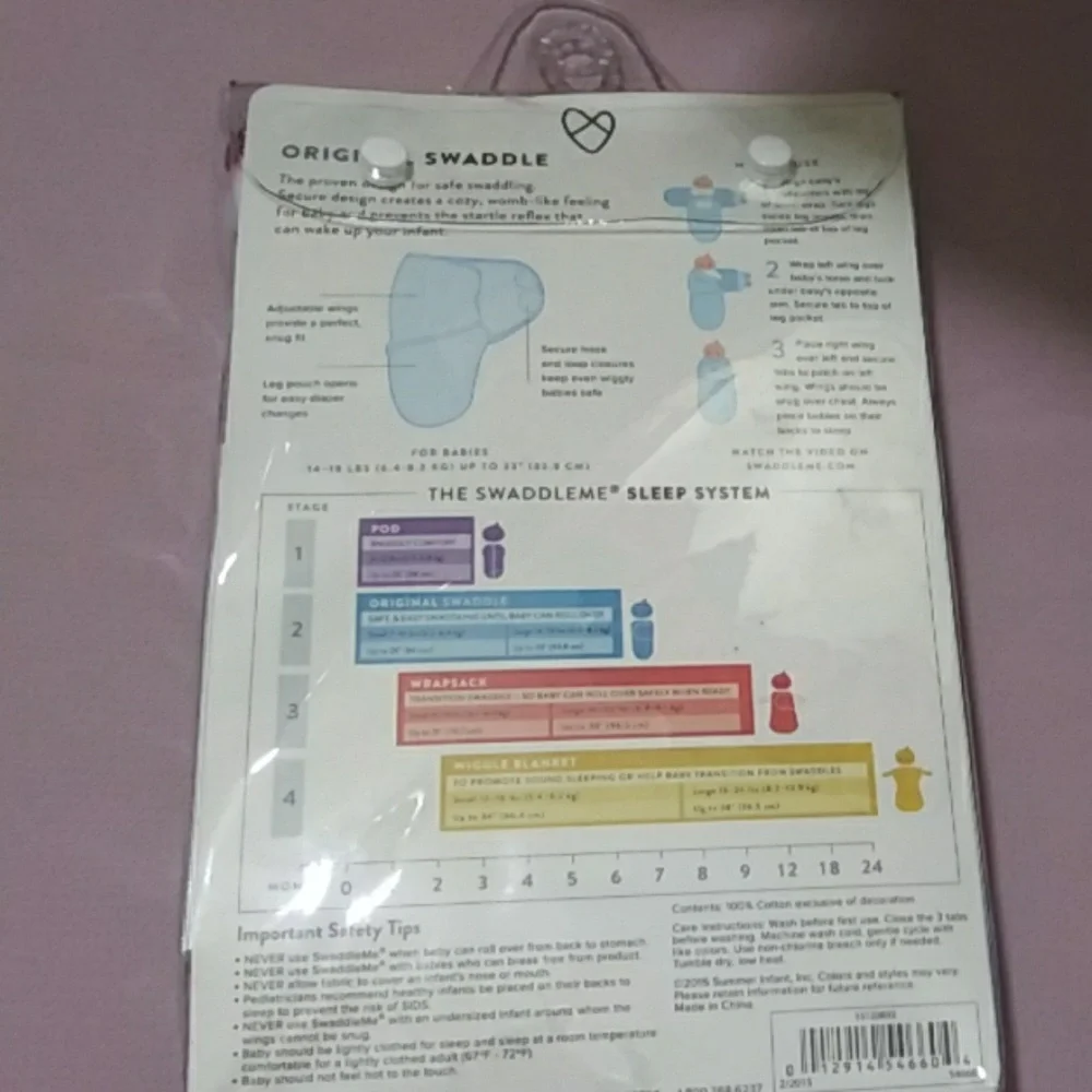 SwaddleMe soft swaddle